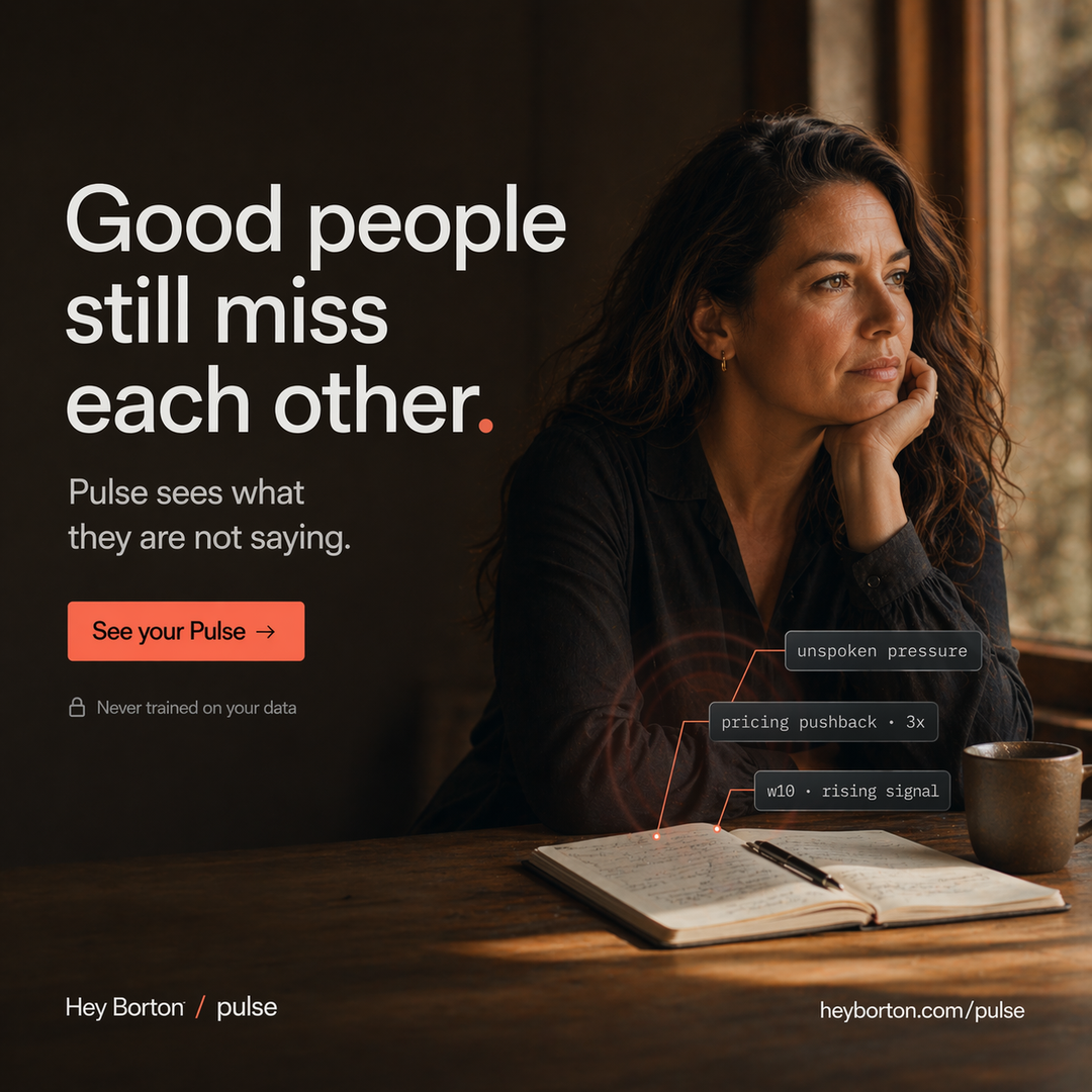 Good people still miss each other - campaign ad